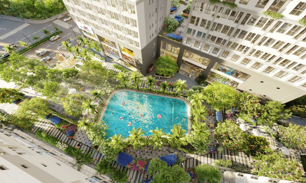 Công viên cây xanh - tiện ích đắt giá nhất trong các tiện ích dự án căn hộ Bcons Central Park