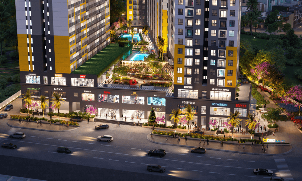 Trung tâm thương mại dự án Bcons Solary