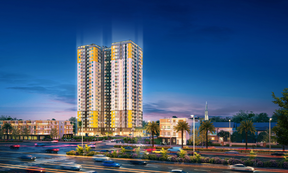 Phối cảnh tổng thể dự án Bcons Polaris 