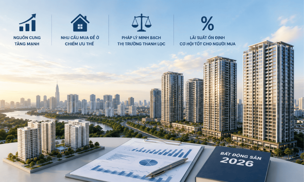 Thị trường chung cư 2026 đang ở giai đoạn cân bằng