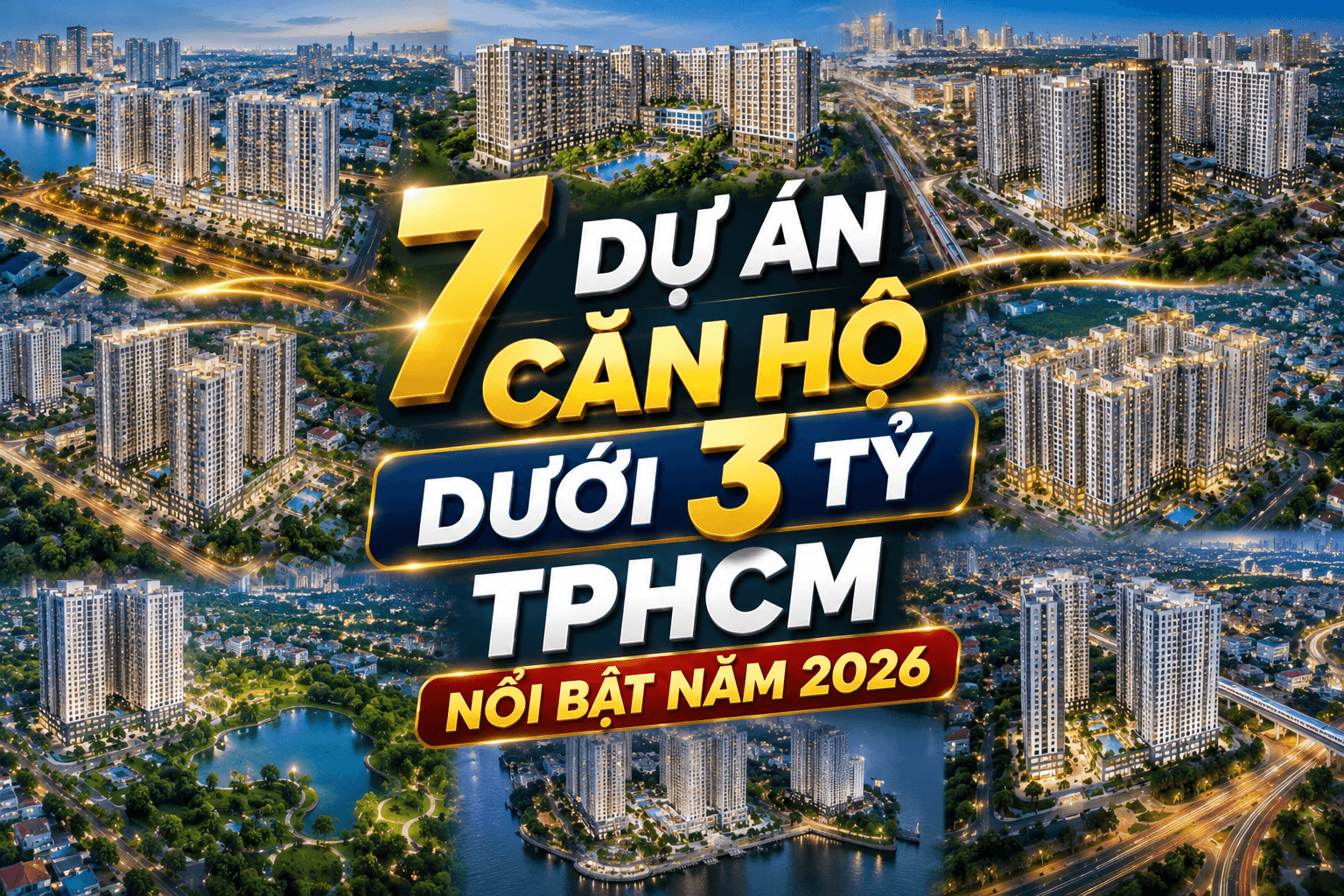 Khám Phá 7 Dự Án Căn Hộ Dưới 3 Tỷ TPHCM Đáng Mua Năm 2026