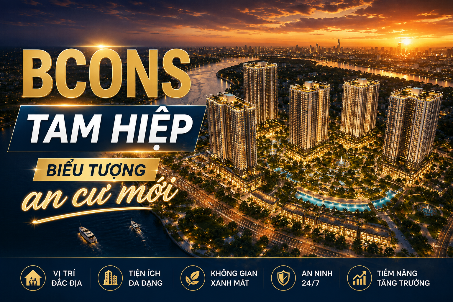 Bcons Tam Hiệp – Dự Án Căn Hộ Cao Tầng Từ Chủ Đầu Tư Bcons Tại Đồng Nai