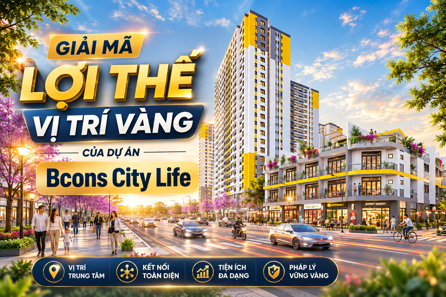 Giải mã lợi thế vị trí vàng của dự án Bcons City Life